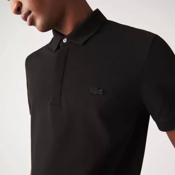 Lacoste Mens Short Sleeve Paris PoloBlack