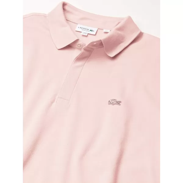 Lacoste Mens Short Sleeve Paris PoloFlamingo Pink