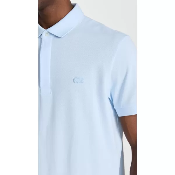 Lacoste Mens Short Sleeve Paris PoloRill Light Blue