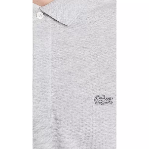 Lacoste Mens Short Sleeve Paris PoloSilver Heathered