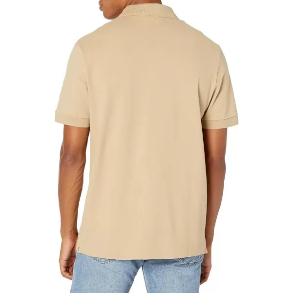 Lacoste Mens Short Sleeve Paris PoloViennese Tan