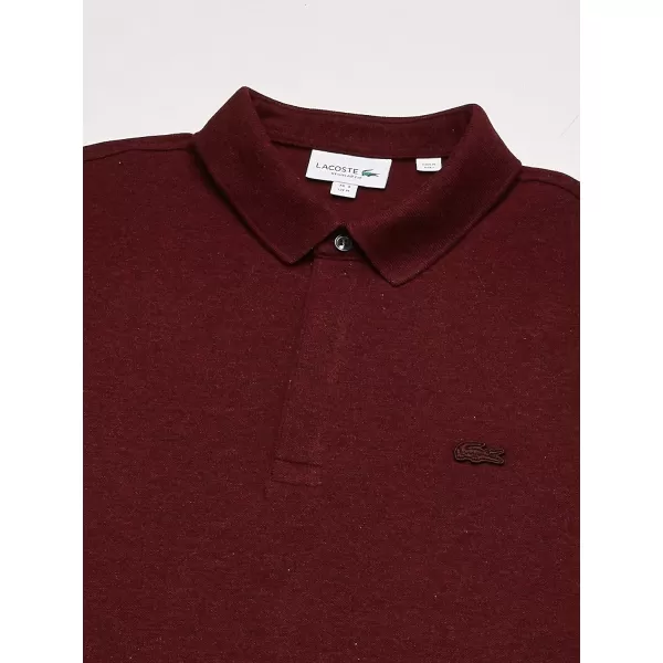 Lacoste Mens Short Sleeve Paris PoloVine Heathered