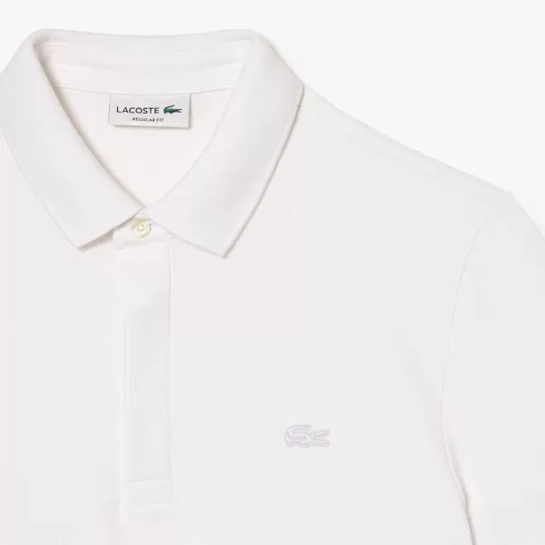 Lacoste Mens Short Sleeve Paris PoloWhite