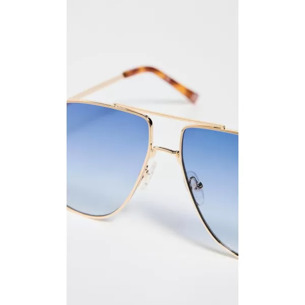 Le Specs Schmaltzy SunglassesBright Gold