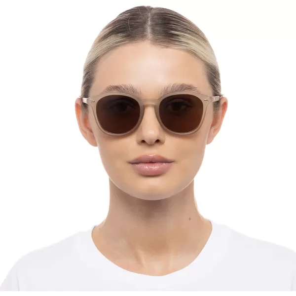 Le Specs Unisex Adults BANDWAGON SunglassesMatte Stone COPPER MIRROR