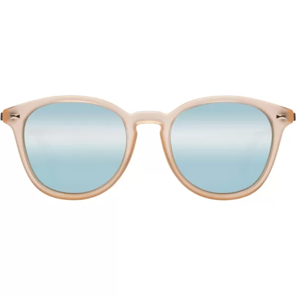 Le Specs Unisex Adults BANDWAGON SunglassesRaw Sugar ICE BLUE MIRROR