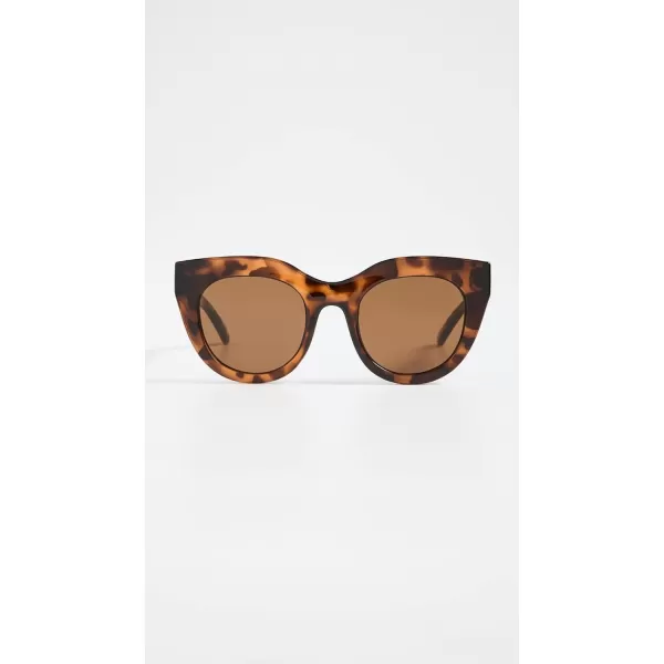 Le Specs Womens Air Heart SunglassesDark Tort