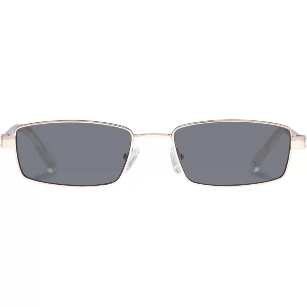 Le Specs Womens Bizarro SunglassesBright GoldClear