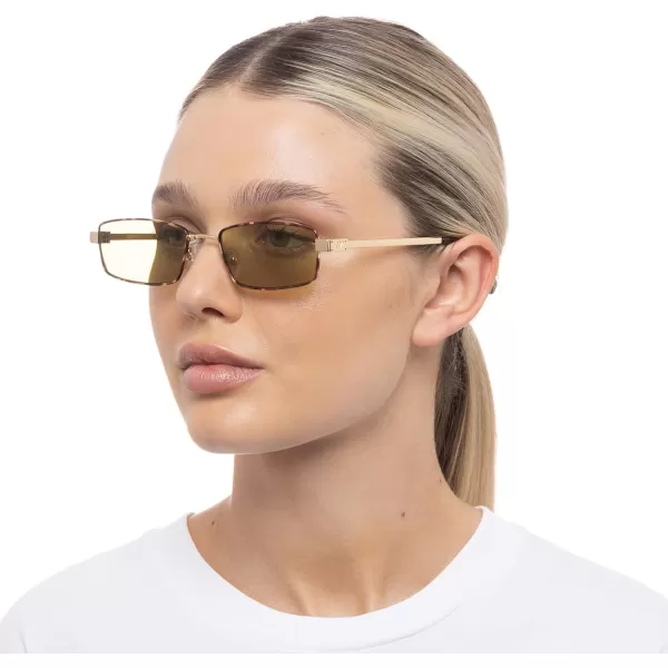 Le Specs Womens Bizarro SunglassesBright GoldTort