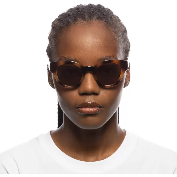 Le Specs Womens DEJA NU SunglassesTortoise