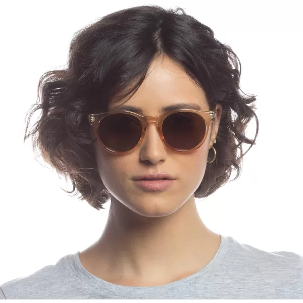 Le Specs Womens Hey Macarena Polarized SunglassesBlonde