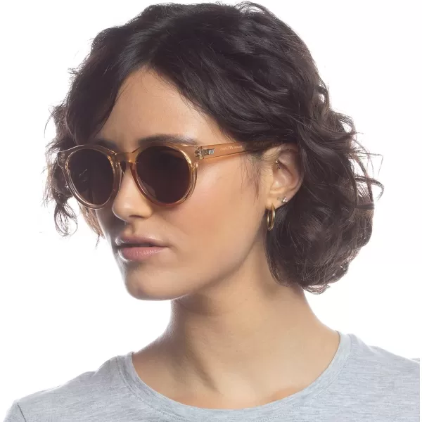 Le Specs Womens Hey Macarena Polarized SunglassesBlonde