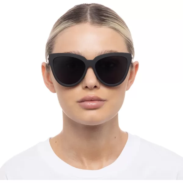 Le Specs Womens LIAR LAIR SunglassesBlack Rubber