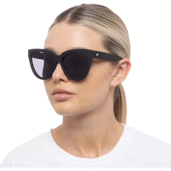 Le Specs Womens LIAR LAIR SunglassesBlack Rubber