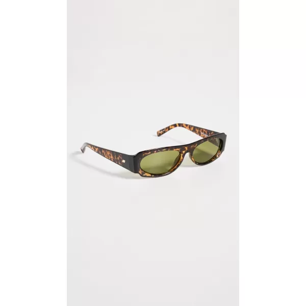 Le Specs Womens Long Nights SunglassesLeopard Tort