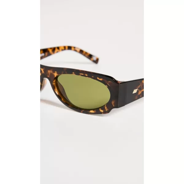 Le Specs Womens Long Nights SunglassesLeopard Tort