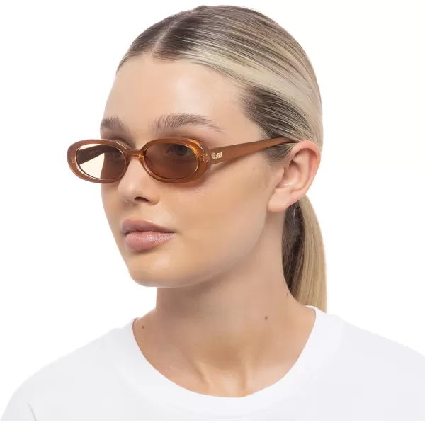 Le Specs Womens OUTTA LOVE SunglassesCaramel