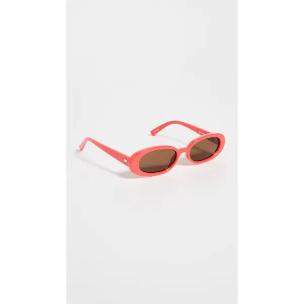 Le Specs Womens OUTTA LOVE SunglassesRed