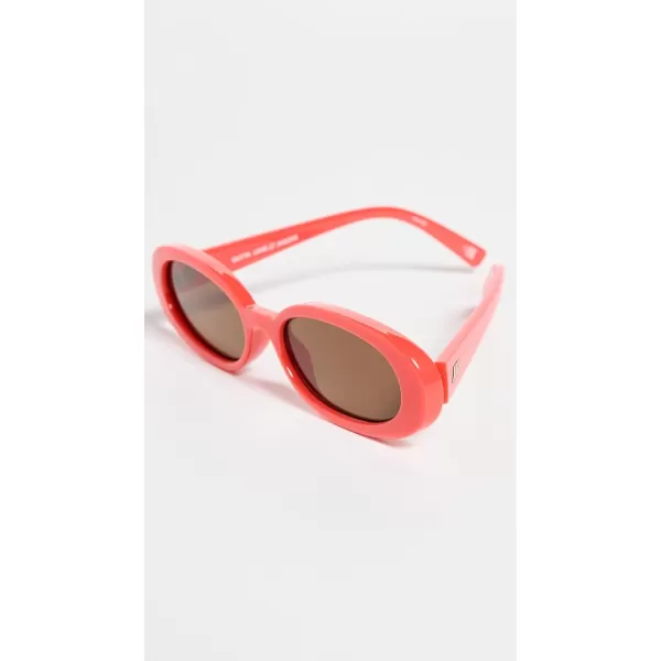 Le Specs Womens OUTTA LOVE SunglassesRed