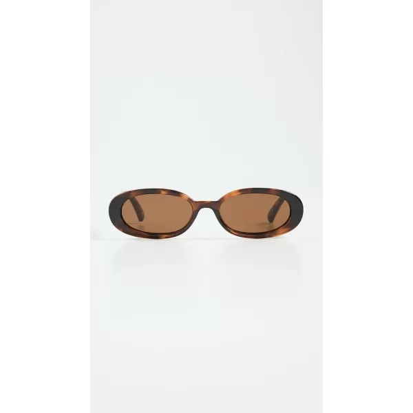 Le Specs Womens Outta Love SunglassesDark Tort