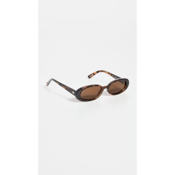 Le Specs Womens Outta Love SunglassesDark Tort