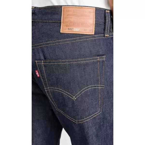 Levis Mens 501 Original JeansRainforest Rigid Selvedge