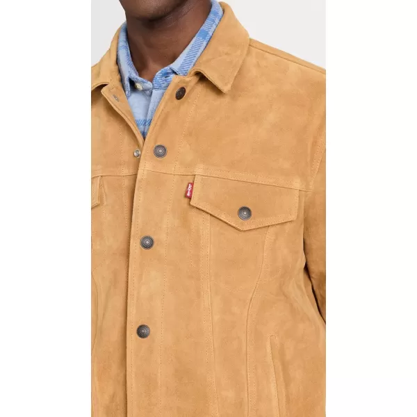 Levis Mens Highland Suede Trucker JacketHighland Suede