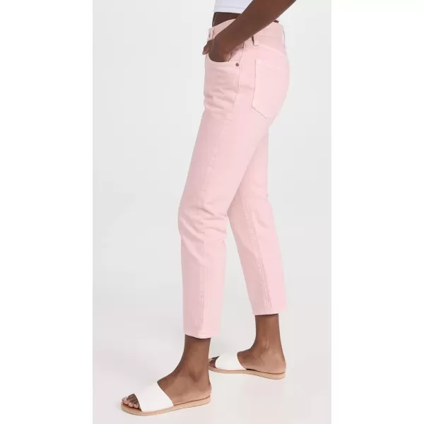 Levis Womens 501 Crop JeansDispersed Dye Quartz Pink Crop