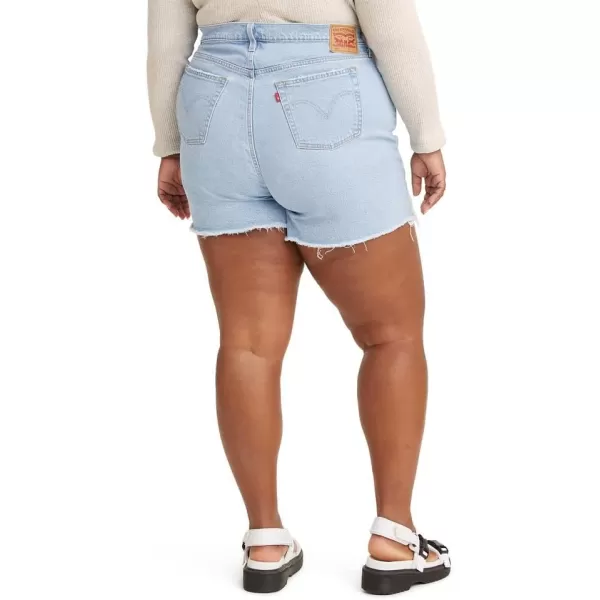 Levis Womens 501 Original Shorts Also Available in PlusPlus Size Samba Oja  Light Indigo