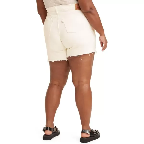 Levis Womens 501 Original Shorts Also Available in PlusPlus Size Whiteboard  White