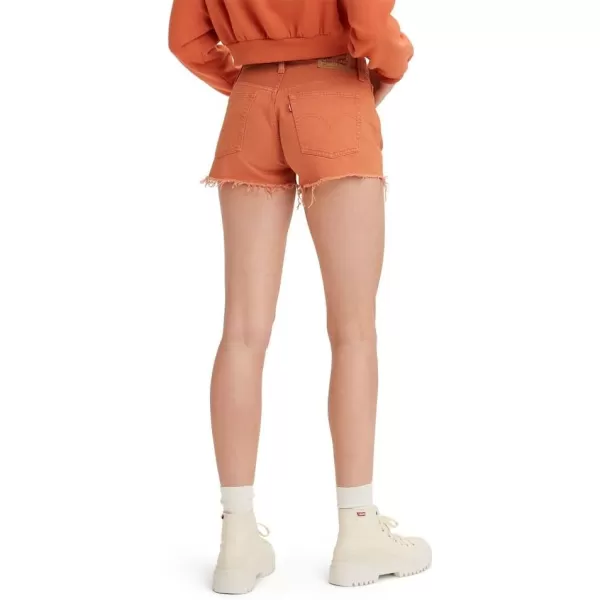 Levis Womens 501 Original Shorts Also Available in PlusStandard Autumn Leaf  Orange