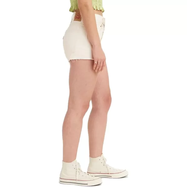 Levis Womens 501 Original Shorts Also Available in PlusStandard Give Me Butterflies  White