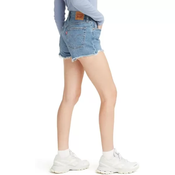 Levis Womens 501 Original Shorts Also Available in PlusStandard Jazz Solo  Medium Indigo