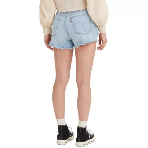 Levis Womens 501 Original Shorts Also Available in PlusStandard Medium Indigo  Destructed