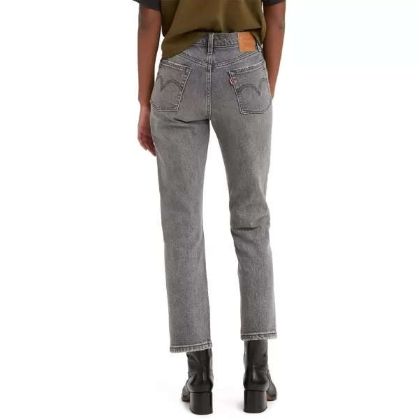 Levis Womens Premium 501 Crop JeansGray Worn in