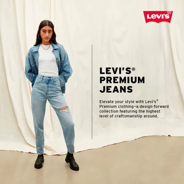 Levis Womens Premium 501 Crop JeansGray Worn in