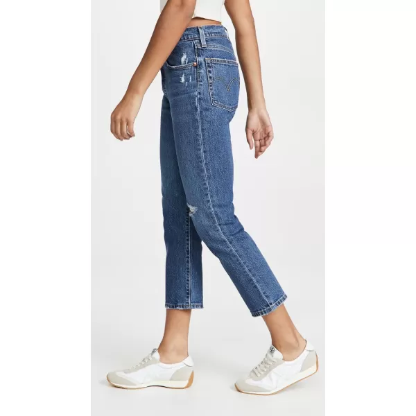 Levis Womens Premium 501 Crop JeansSalsa Middle Waterless