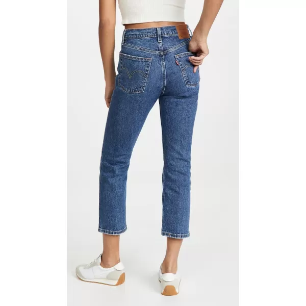 Levis Womens Premium 501 Crop JeansSalsa Middle Waterless