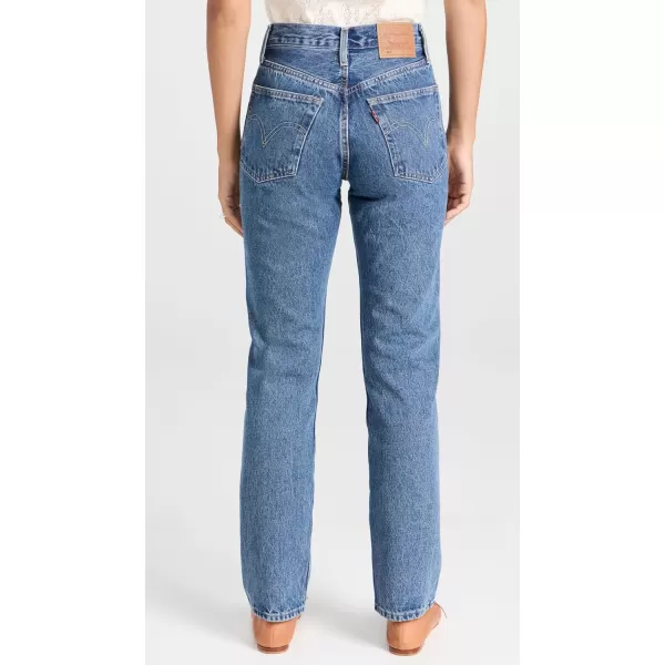 Levis Womens Premium 501 Original Fit JeansShout Out Stone