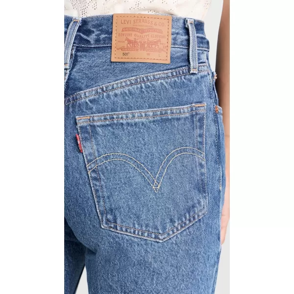 Levis Womens Premium 501 Original Fit JeansShout Out Stone