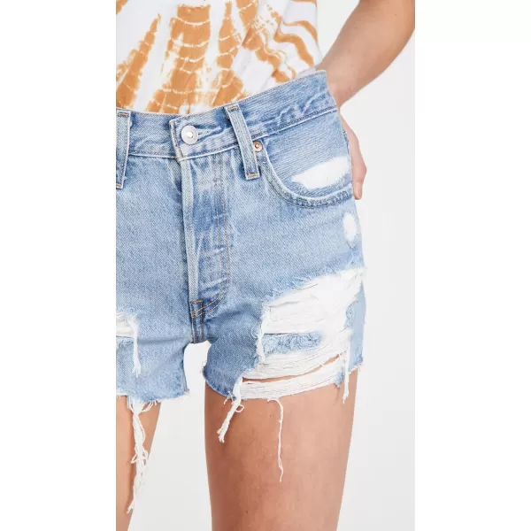 Levis Womens Premium 501 Original Shorts Also Available in PlusLuxor Anubis  Light Indigo