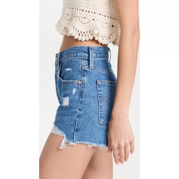 Levis Womens Premium 501 Original Shorts Also Available in PlusOxnard Audio  Medium Indigo