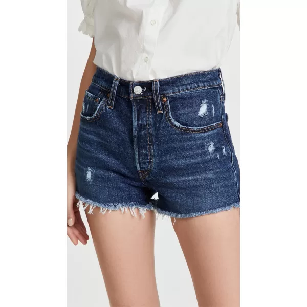 Levis Womens Premium 501 Original Shorts Also Available in PlusSalsa Destiny  Dark Indigo