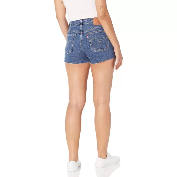 Levis Womens Premium 501 Original Shorts Also Available in PlusSalsa Halfway  Medium Indigo