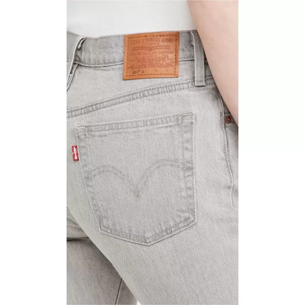 Levis Womens Premium 501 Skinny JeansUnder a Cloud  Grey