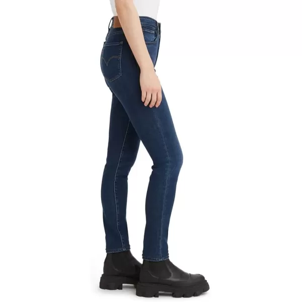 Levis Womens Premium 721 High Rise Skinny Jeans Also Available in PlusStandard Dark Indigo Worn in