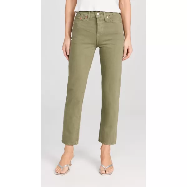 Levis Womens Premium Wedgie StraightSteeped Lichen Green