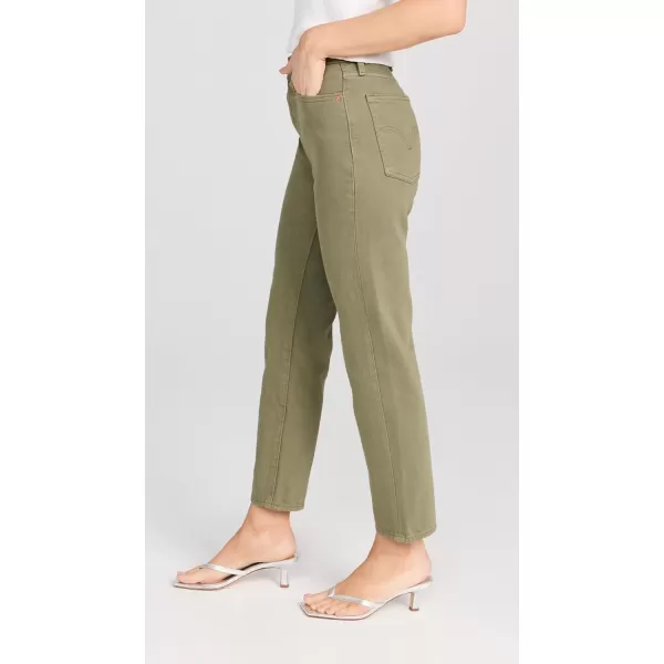 Levis Womens Premium Wedgie StraightSteeped Lichen Green