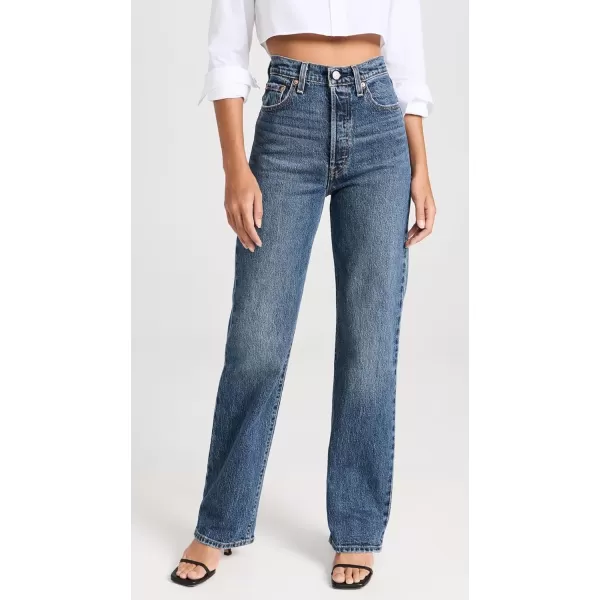 Levis Womens Ribcage Full Length JeansValley View