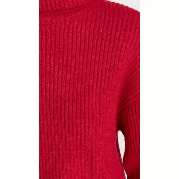 Line  Dot Womens Scarlet SweaterScarlet